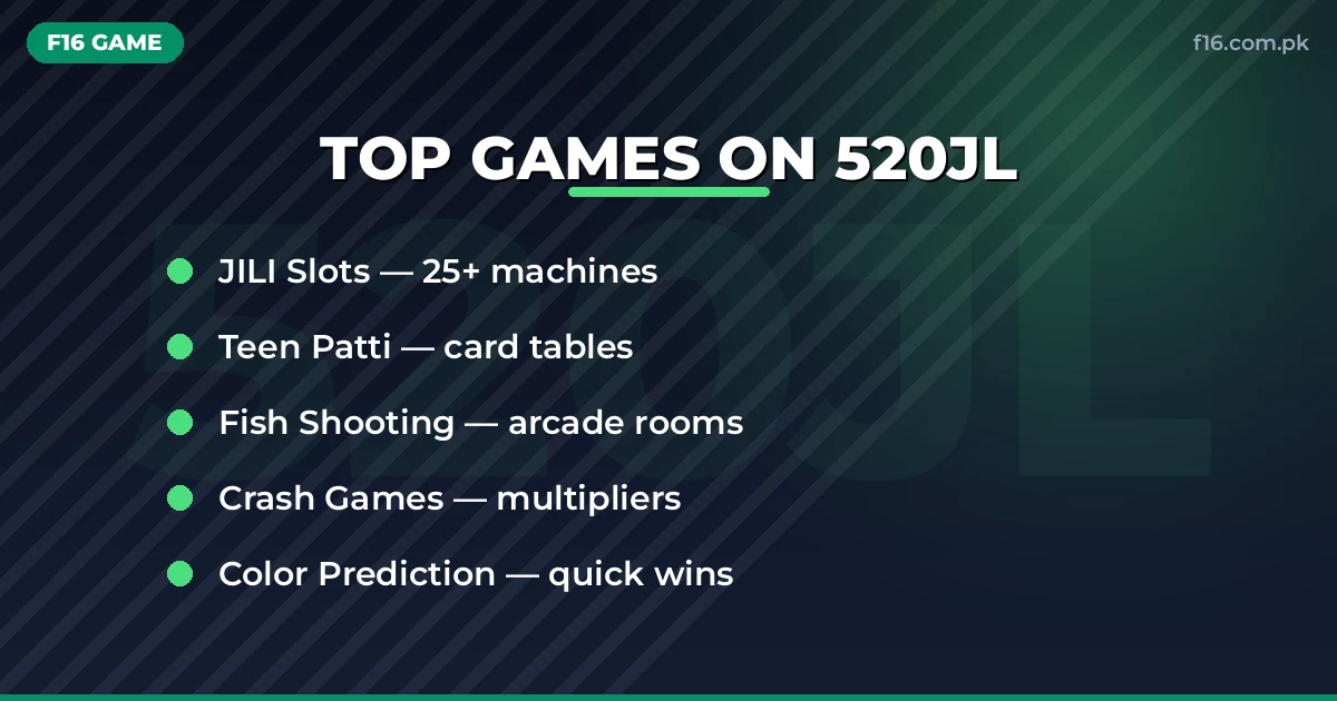 Top games on 520JL – JILI slots, Teen Patti