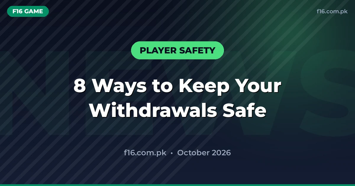 8 Ways to Keep Your Gaming Withdrawals Safe During the Crackdown