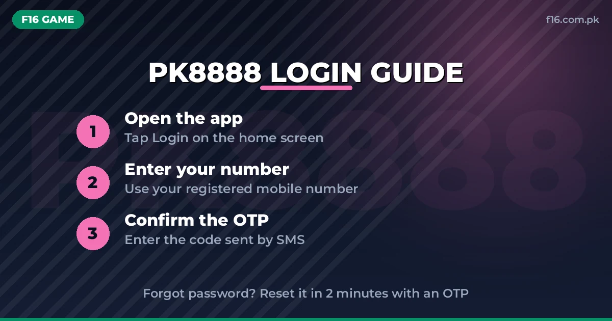 PK8888 Login – How to Sign In to Your PK8888 Account (2026 Guide)
