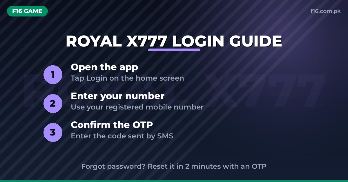 Royal X777 Login – How to Sign In to Your Royal X777 Account (2026 Guide)